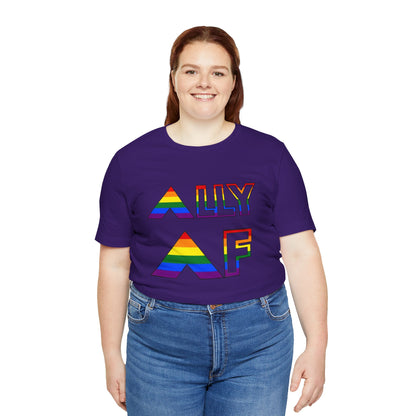 Ally AF Pride Tee – Bold LGBTQ+ Support Shirt for Loud Allies