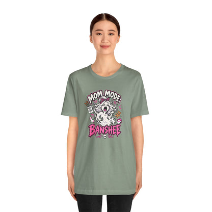 Mom Mode Banshee T-Shirt – Funny Chaotic Mom Halloween Tee