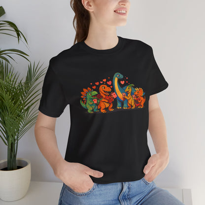 Dinosaur Valentines T-Shirt – Cute Dino Valentine’s Day Tee