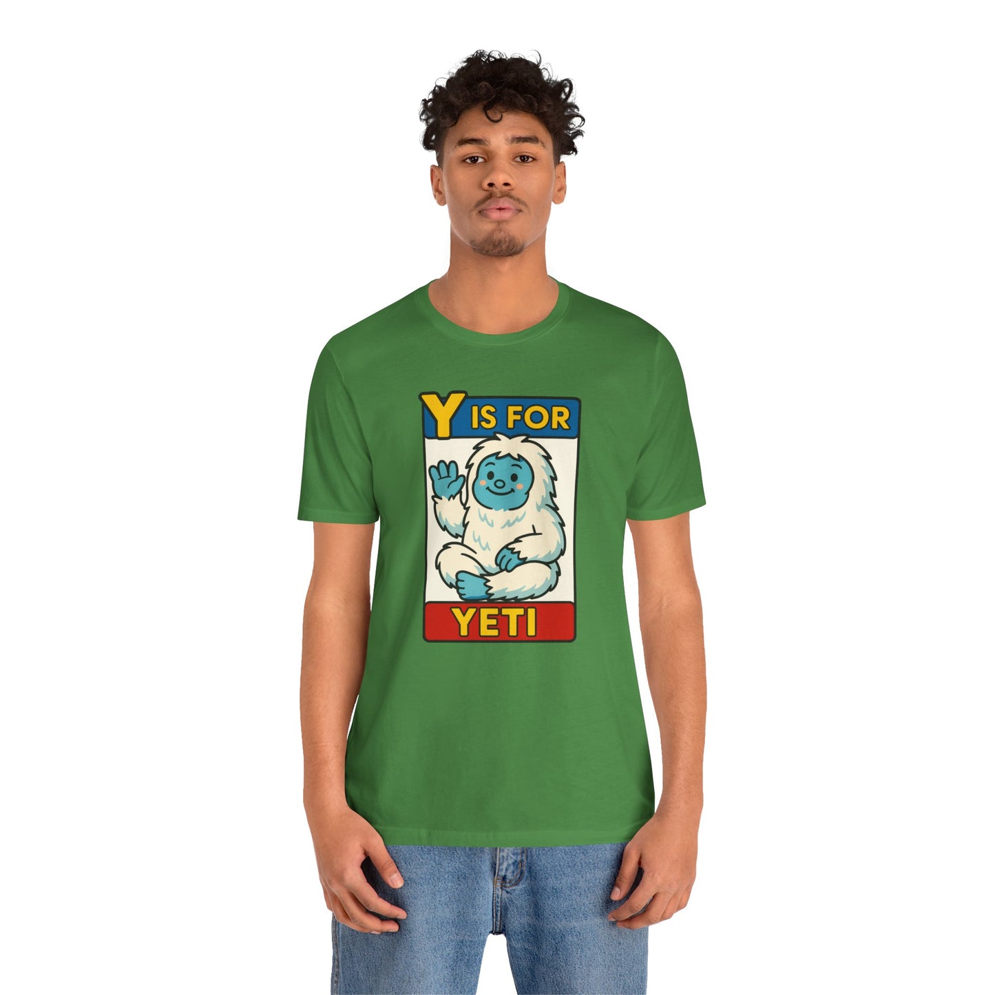 Y Is for Yeti T-Shirt – Cute Winter Monster Tee from the Monster Alphabet Series