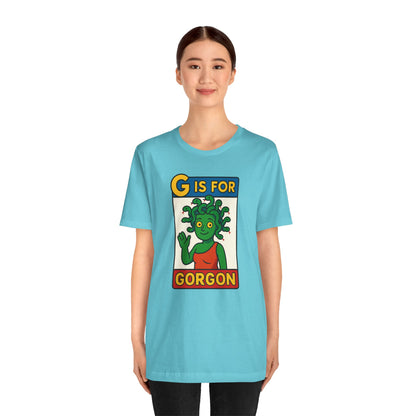 G Is for Gorgon T-Shirt – Funny Gorgon Legend Alphabet Tee