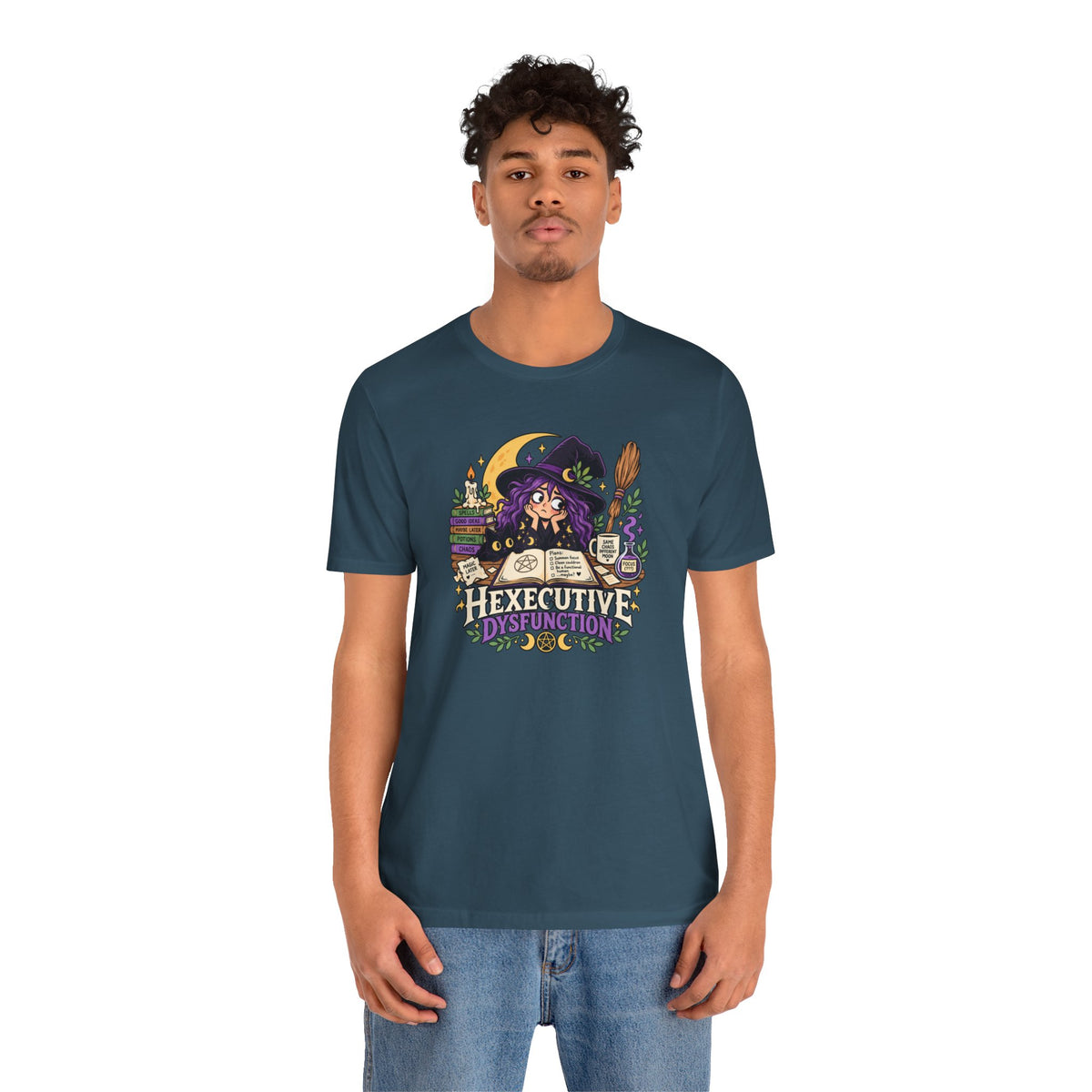 Hexecutive Dysfunction T-Shirt - Funny Witchy ADHD Humor Tee