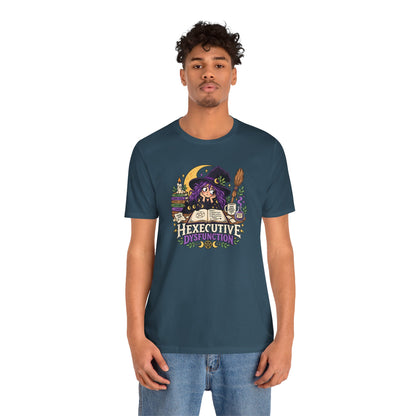 Hexecutive Dysfunction T-Shirt - Funny Witchy ADHD Humor Tee