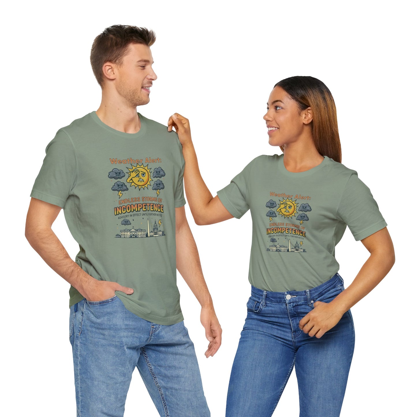 Weather Alert Political Satire T-Shirt – Funny Protest Shirt | Whimspin