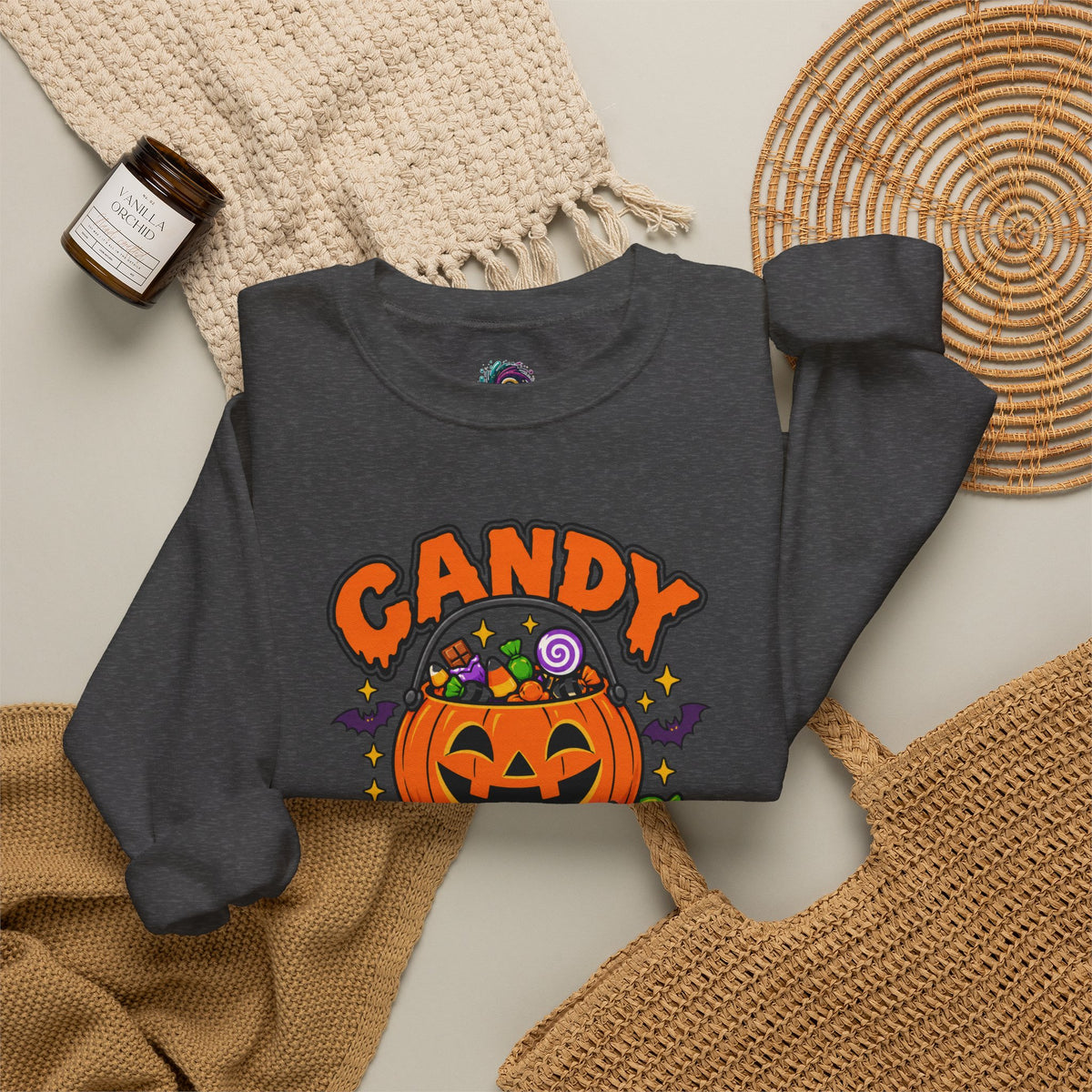 Candy Tax Collector Sweatshirt – Funny Halloween Parent Crewneck
