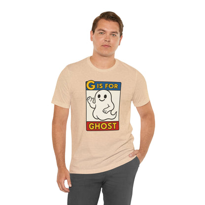G Is for Ghost Shirt – Funny Monster Alphabet Halloween Tee