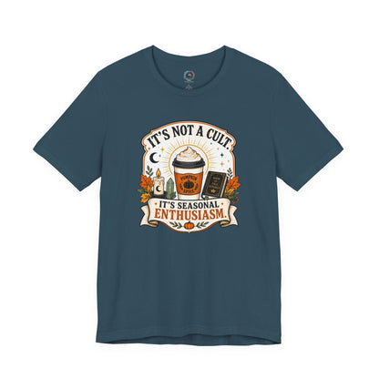It’s Not a Cult Pumpkin Spice T-Shirt – Funny Fall Tee