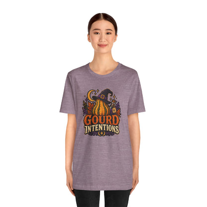 Gourd Intentions T-Shirt – Funny Witchy Fall Pumpkin Tee