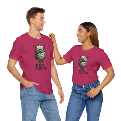 Hoot Goblin T-Shirt – Funny Owl Tee for Night Owls & Mischief Makers