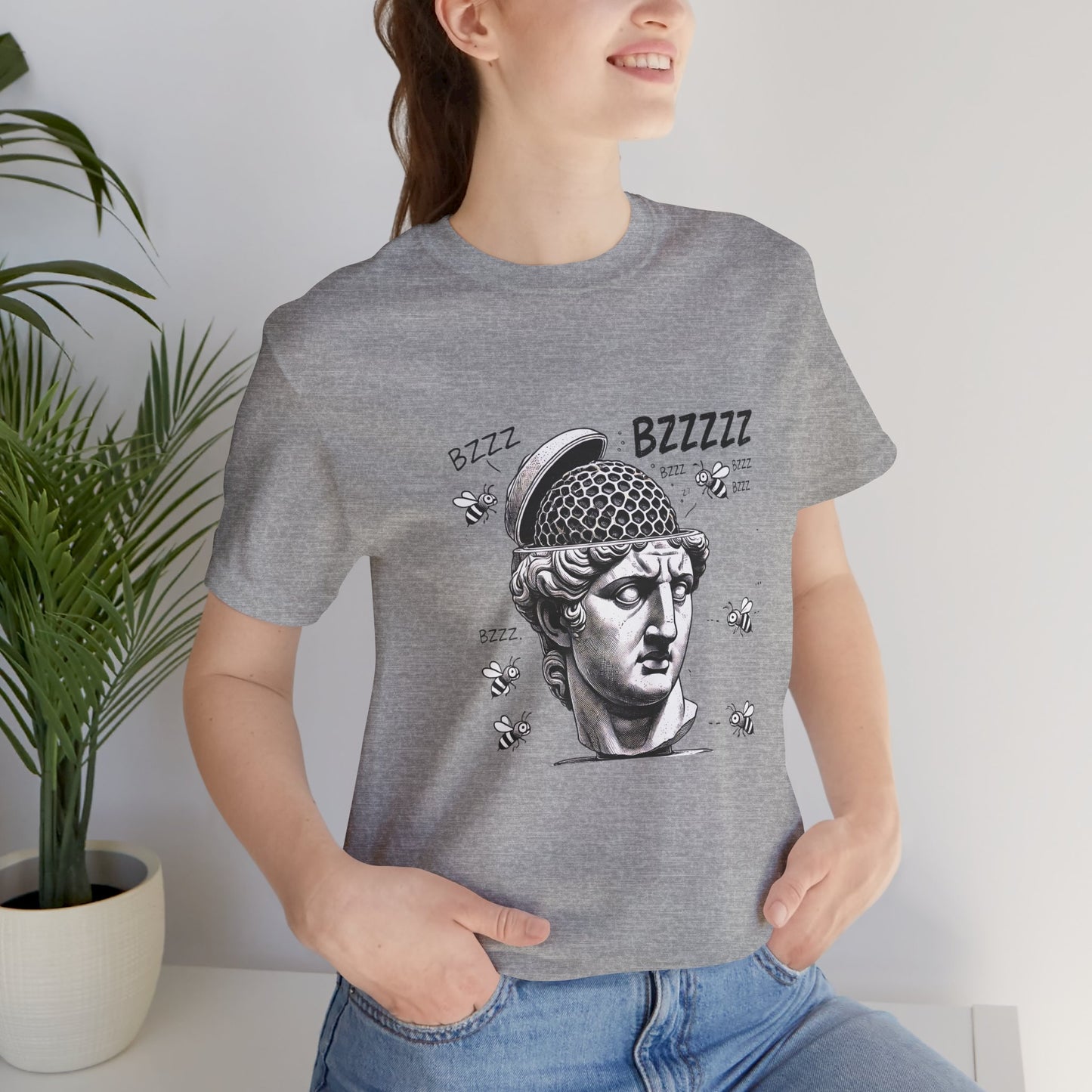 Hive Mind T-Shirt – Surreal Bee Group Think Parody Tee