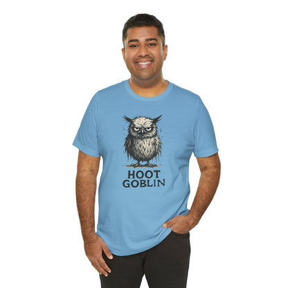 Hoot Goblin T-Shirt – Funny Owl Tee for Night Owls & Mischief Makers