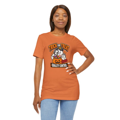Trick-or-Treat Quality Control T-Shirt – Funny Halloween Candy Tee
