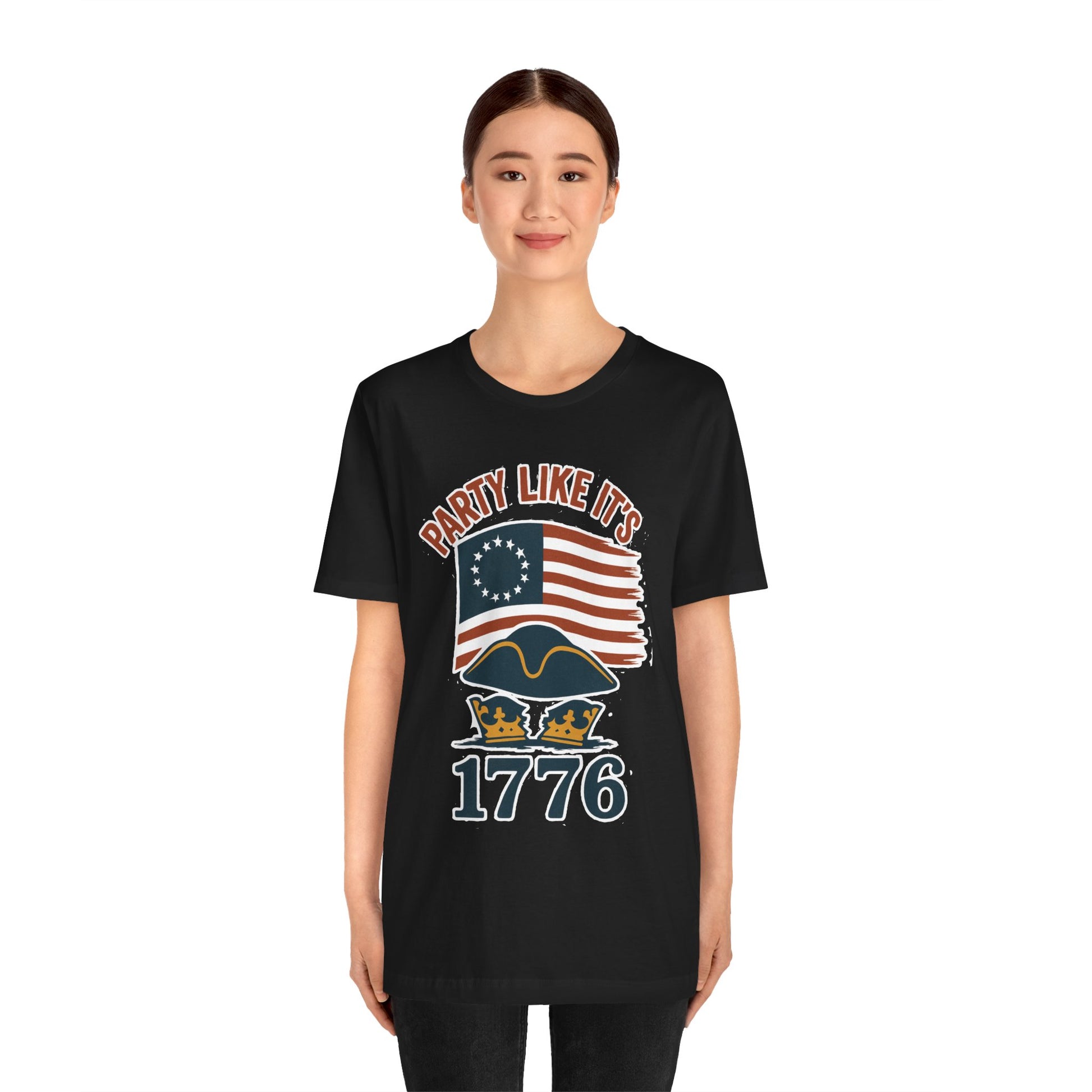 Party Like It’s 1776 T-Shirt – Revolutionary Spirit USA Tee - WhimSpin - https://whimspin.com