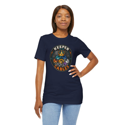 Keeper of the Cables T-Shirt – Funny Tech Dad Cable Tee