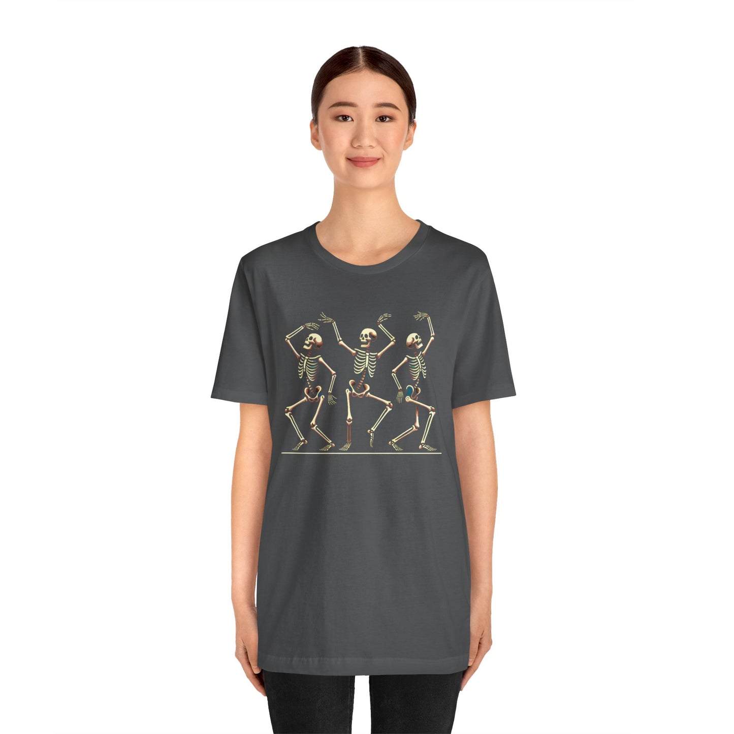 Dancing Skeleton T-Shirt – Funny Halloween Skeleton Shirt for Spooky Season