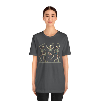 Dancing Skeleton T-Shirt – Funny Halloween Skeleton Shirt for Spooky Season