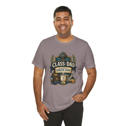 Chaotic Good Dad T-Shirt – RPG Gamer Dad Graphic Tee