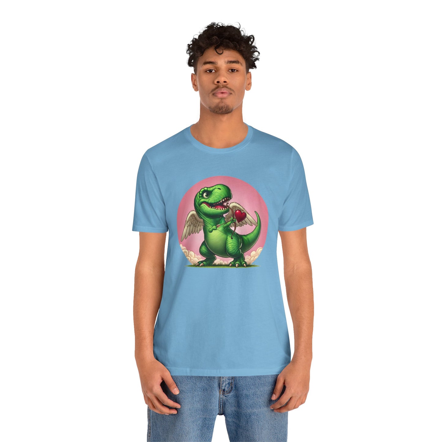 Cupidsaurus Rex T-Shirt – Funny Dinosaur Cupid Valentine’s Day Tee