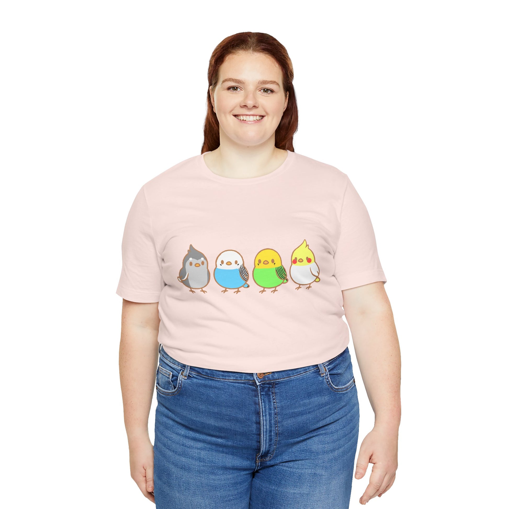 Chirpy Flock Bird T-Shirt – Cute Tee for Animal Lovers - WhimSpin - https://whimspin.com
