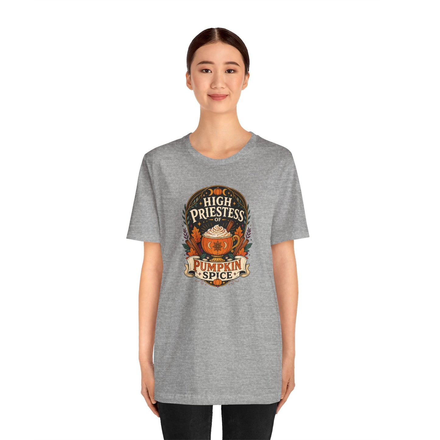 High Priestess of Pumpkin Spice T-Shirt – Funny Fall Tee