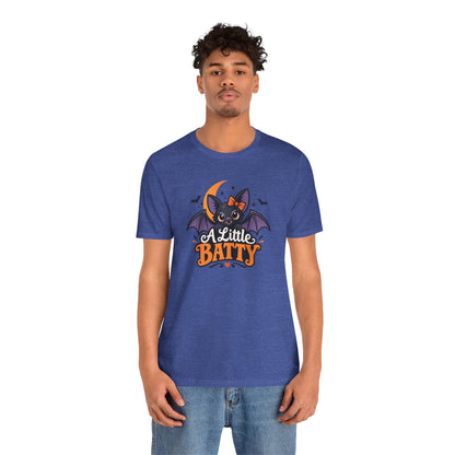 A Little Batty T-shirt - Cute Funny Halloween Bat Tee