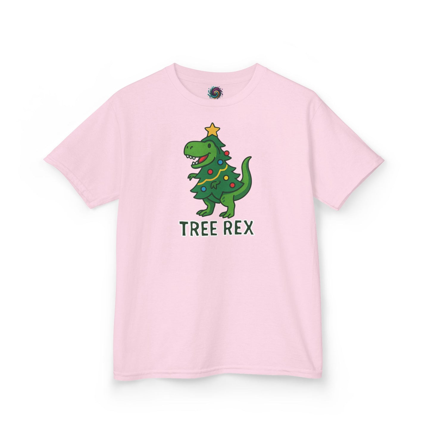 Tree Rex Kids’ Christmas T-Shirt – Cute Dino Holiday Tee