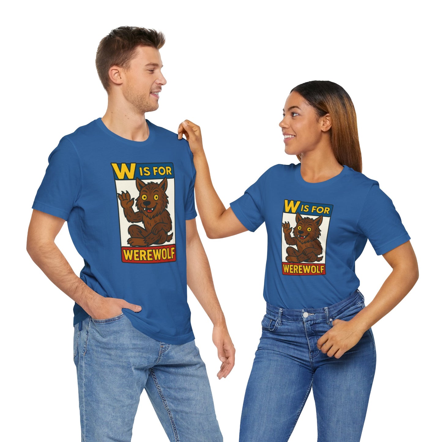 W Is for Werewolf T-Shirt – Cute Werewolf Shirt from Monster Alphabet