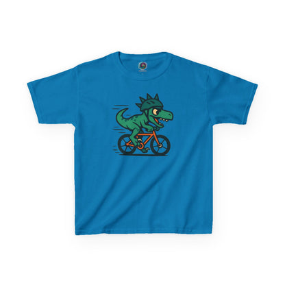 Kids Velociraptor Bike T-Shirt – Funny Dino Velo Tee