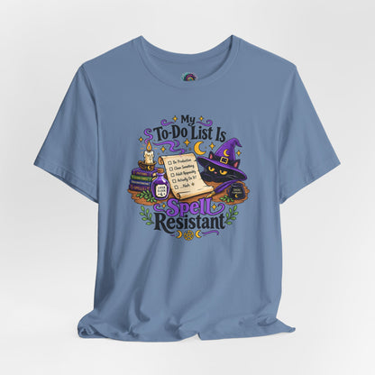 My To-Do List Is Spell Resistant T-Shirt – Funny Witchy ADHD Tee