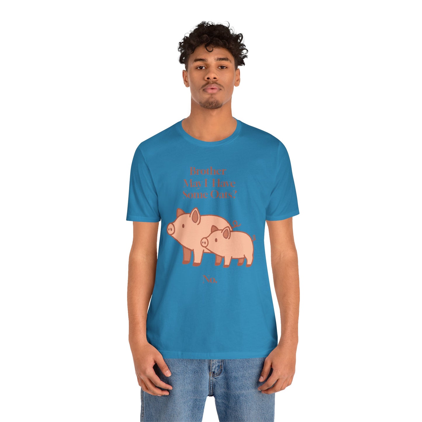 Brother May I Have Some Oats T-Shirt – Funny Viral Pig Meme Tee