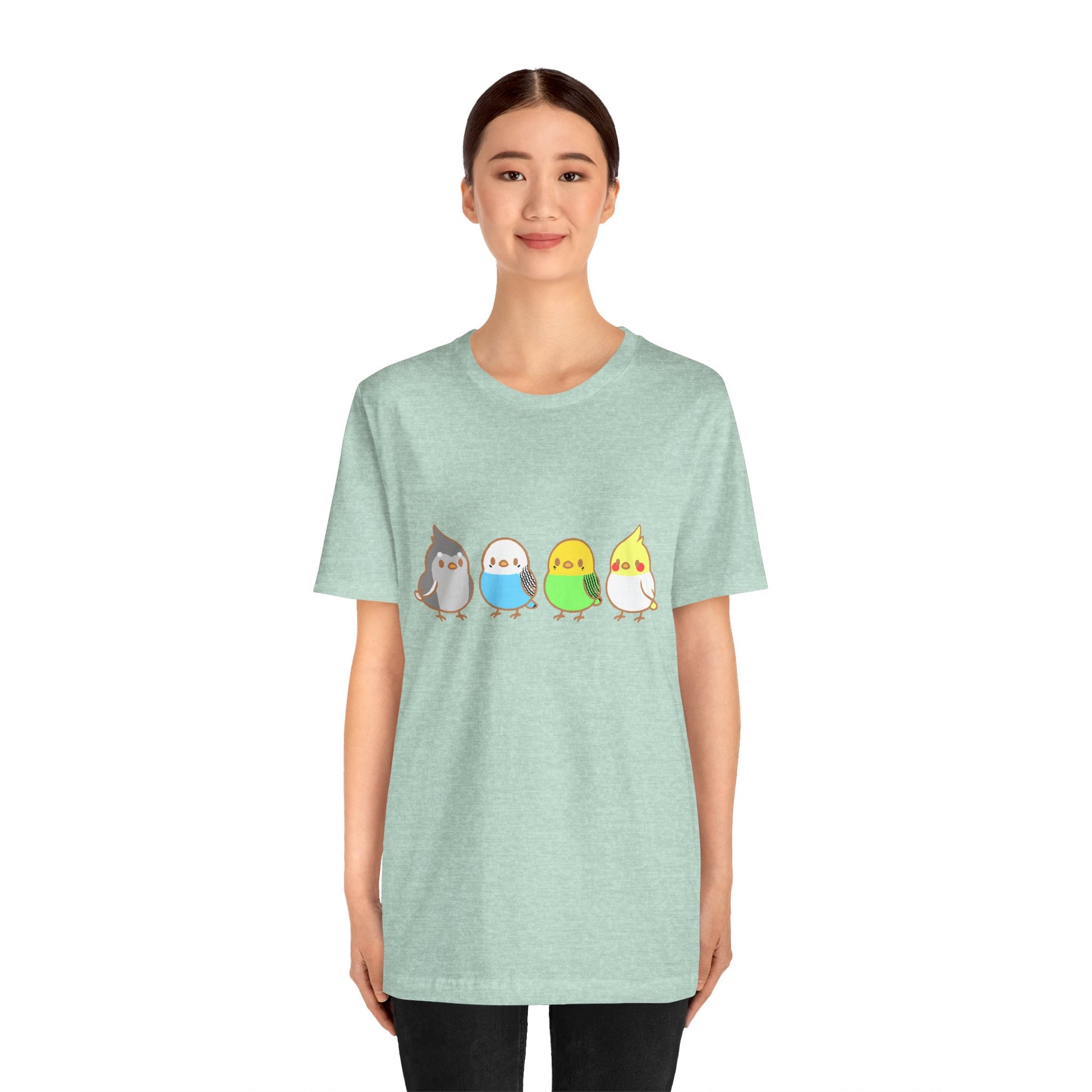 Chirpy Flock Bird T-Shirt – Cute Tee for Animal Lovers - WhimSpin - https://whimspin.com