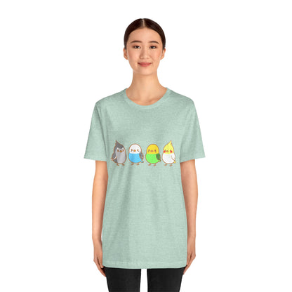 Chirpy Flock Bird T-Shirt – Cute Tee for Animal Lovers - WhimSpin - https://whimspin.com