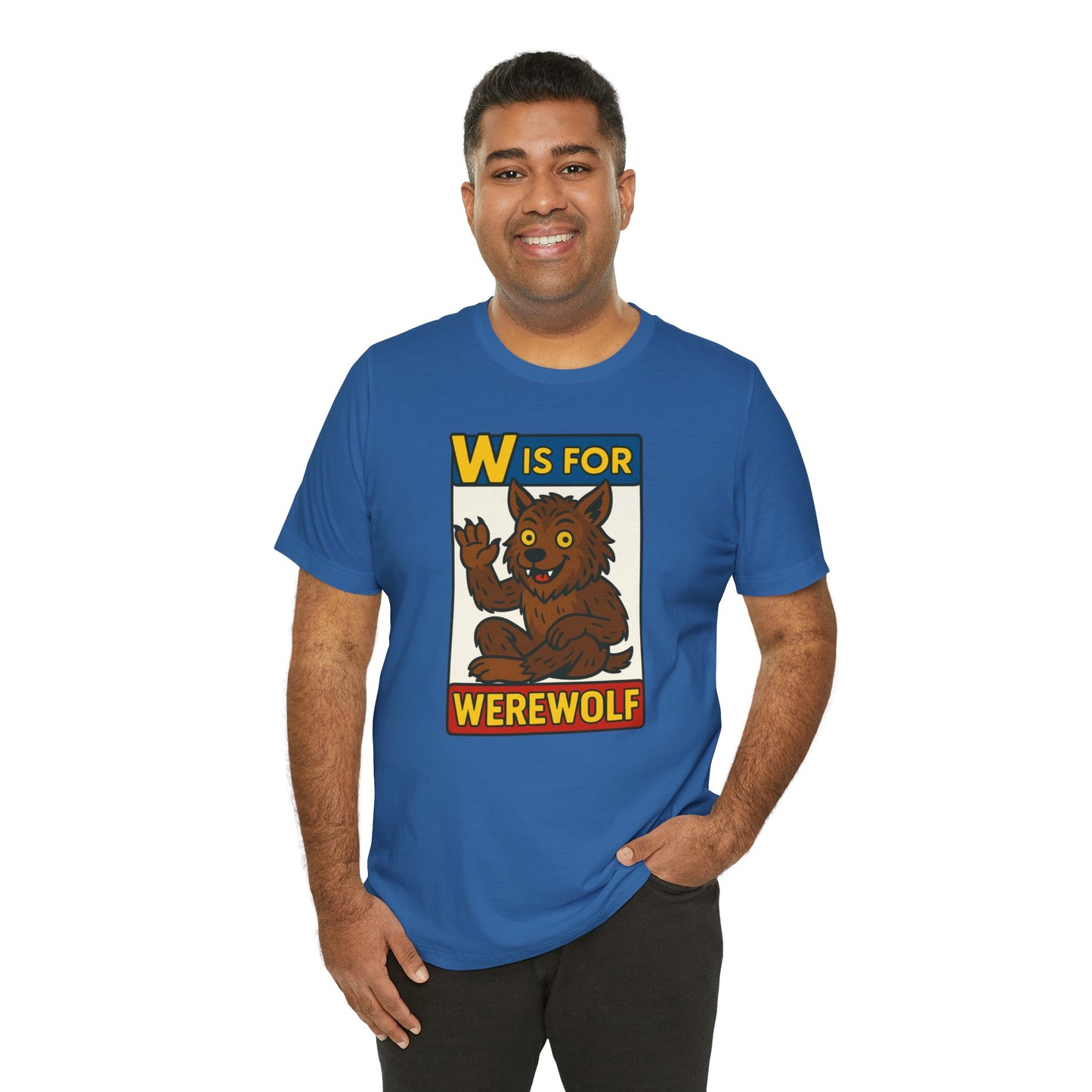 W Is for Werewolf T-Shirt – Cute Werewolf Shirt from Monster Alphabet
