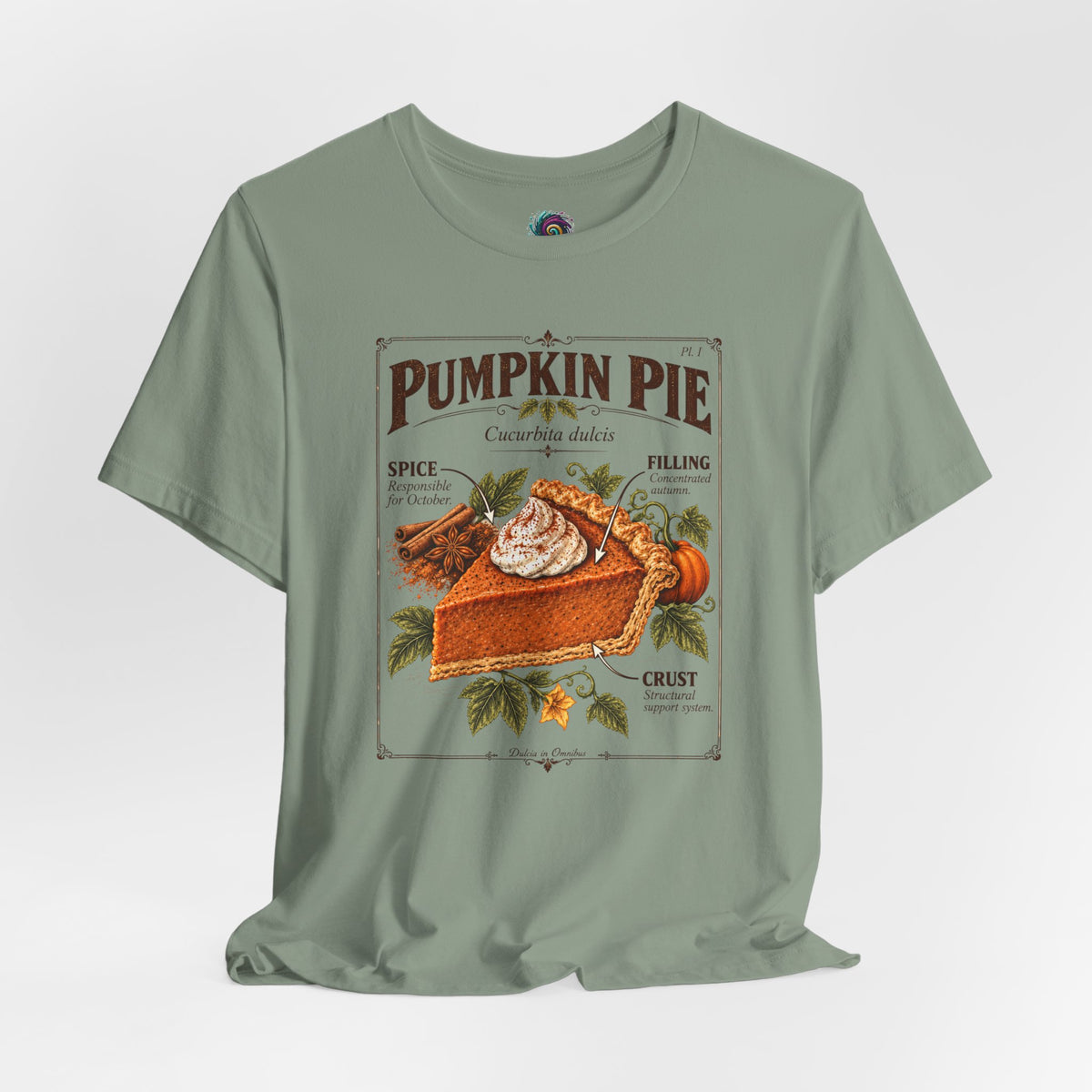 Pumpkin Pie Anatomy T-Shirt – Vintage Thanksgiving Fall Tee