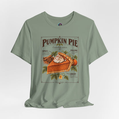 Pumpkin Pie Anatomy T-Shirt – Vintage Thanksgiving Fall Tee
