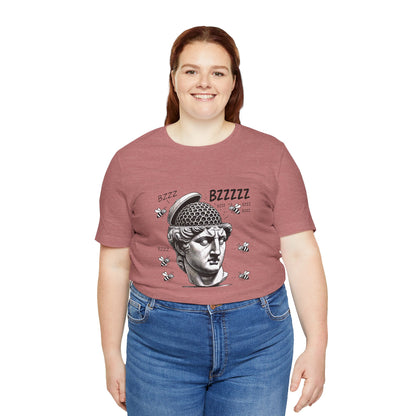 Hive Mind T-Shirt – Surreal Bee Group Think Parody Tee