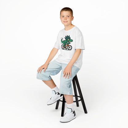Kids Velociraptor Bike T-Shirt – Funny Dino Velo Tee