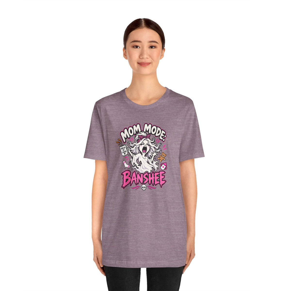 Mom Mode Banshee T-Shirt – Funny Chaotic Mom Halloween Tee
