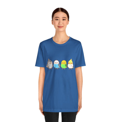 Chirpy Flock Bird T-Shirt – Cute Tee for Animal Lovers - WhimSpin - https://whimspin.com
