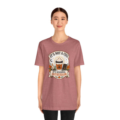 It’s Not a Cult Pumpkin Spice T-Shirt – Funny Fall Tee
