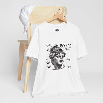 Hive Mind T-Shirt – Surreal Bee Group Think Parody Tee