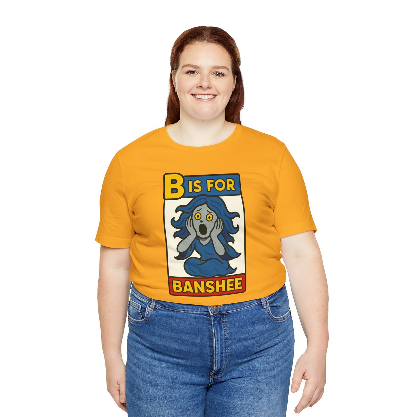 B is for Banshee T-Shirt – Funny Halloween Legend Alphabet Tee
