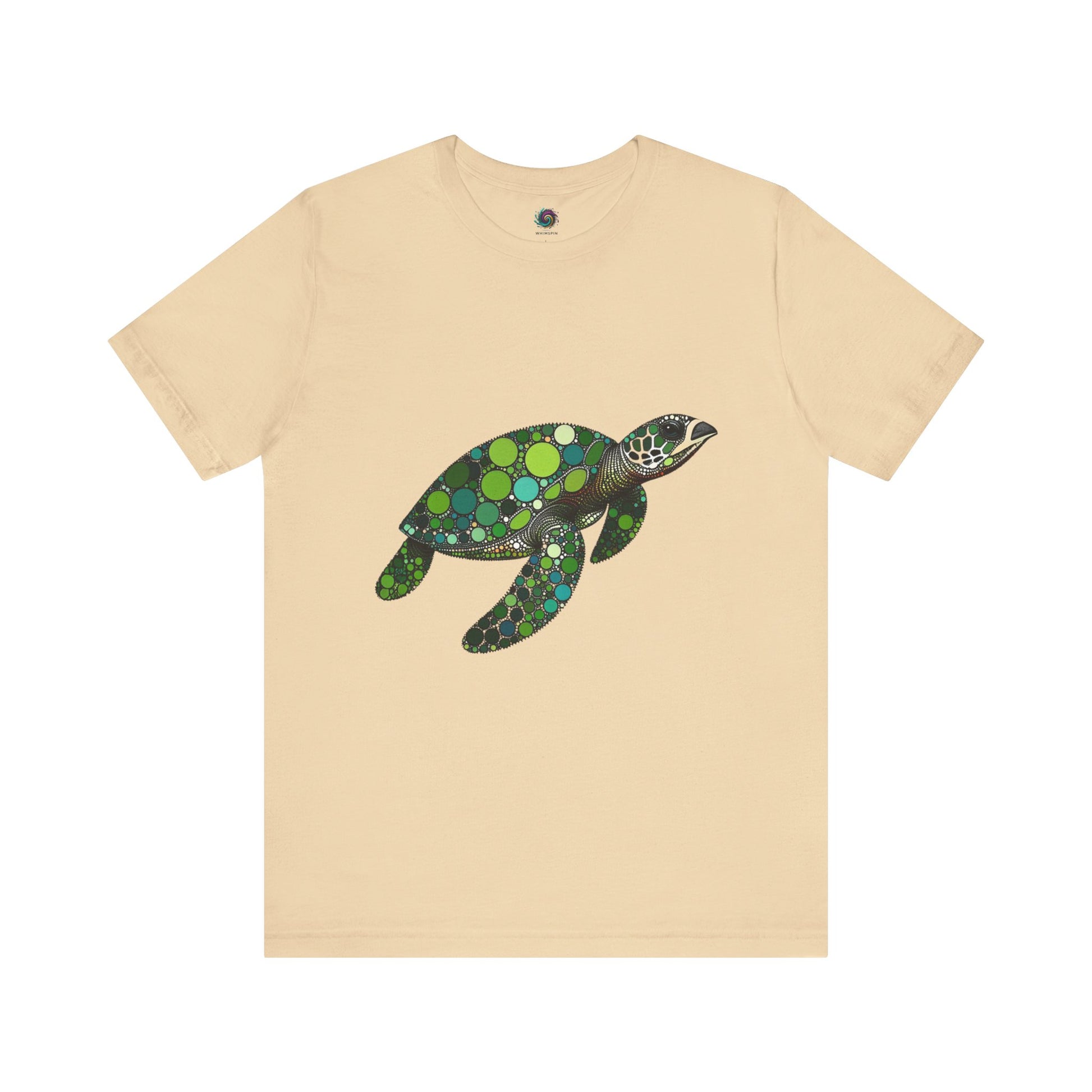 Geometric Sea Turtle T-Shirt – Eco Ocean Vibes Graphic Tee - WhimSpin - https://whimspin.com