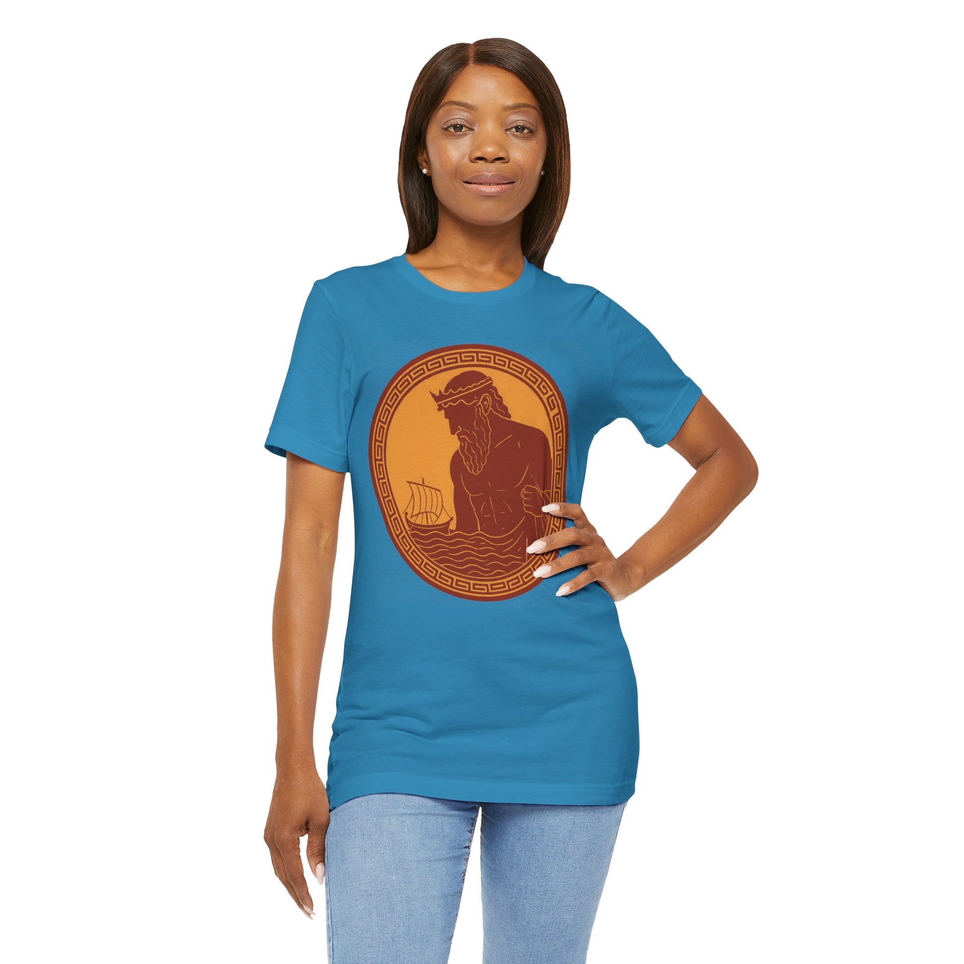 Poseidon Epic T-Shirt – Greek Mythology Ocean God Tee - WhimSpin - https://whimspin.com