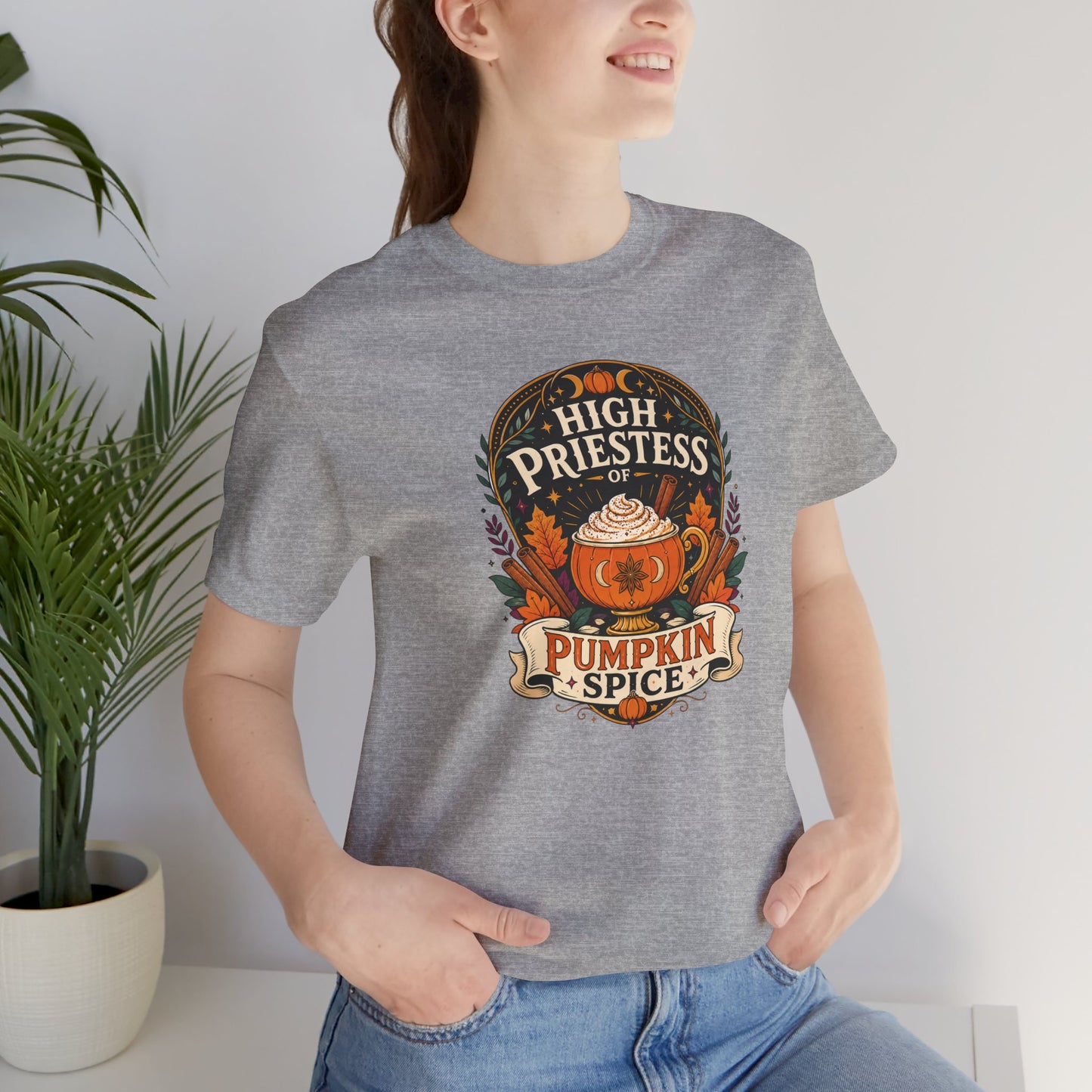 High Priestess of Pumpkin Spice T-Shirt – Funny Fall Tee