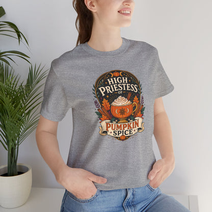 High Priestess of Pumpkin Spice T-Shirt – Funny Fall Tee