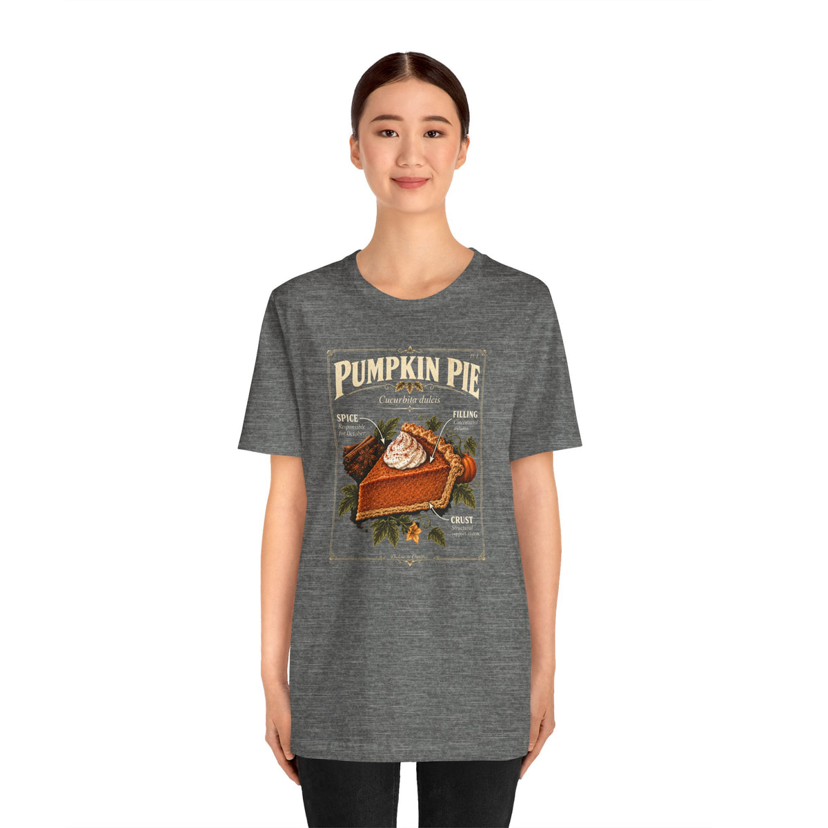 Pumpkin Pie Anatomy T-Shirt – Vintage Thanksgiving Fall Tee