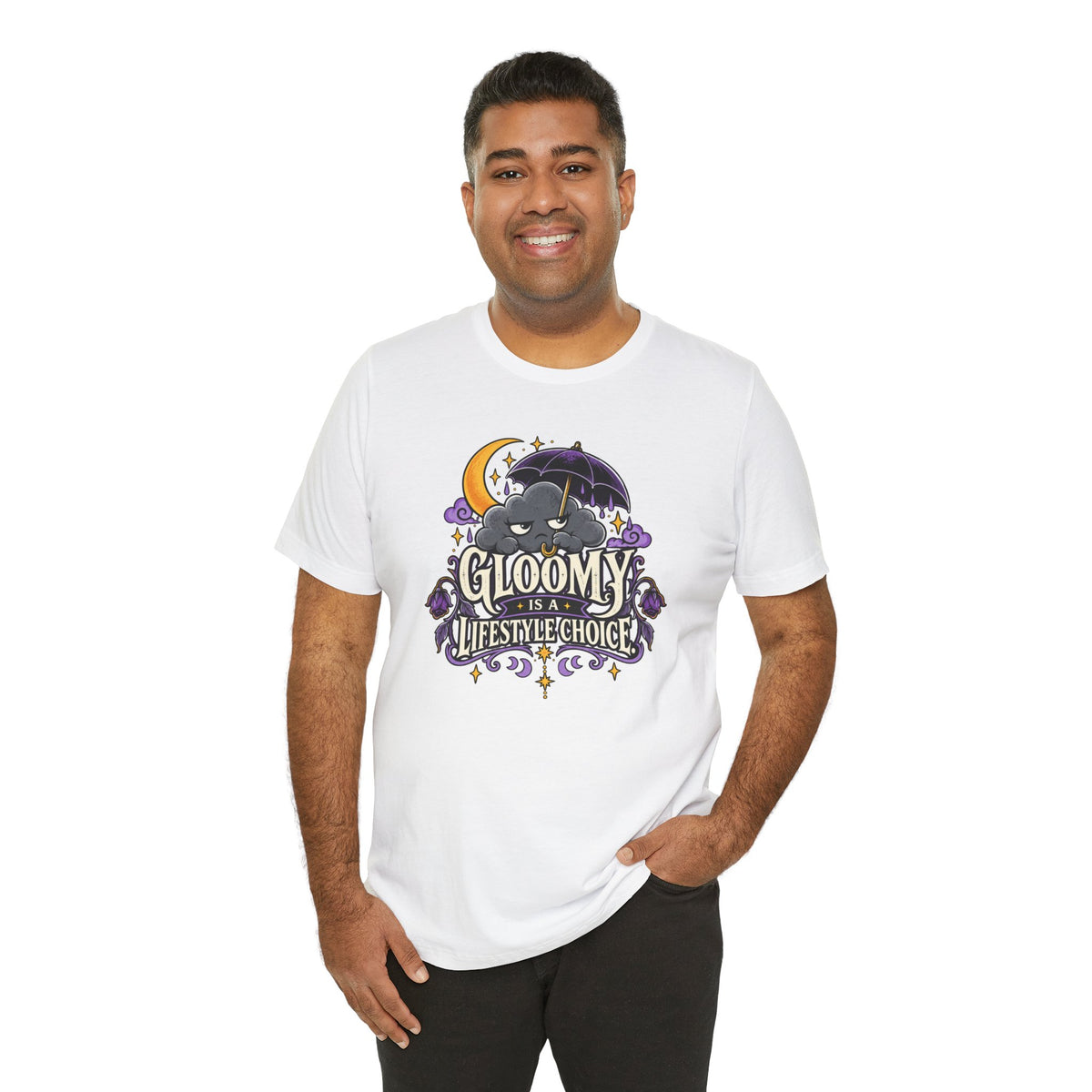 Gloomy Is a Lifestyle Choice T-Shirt – Funny Goth Halloween Tee
