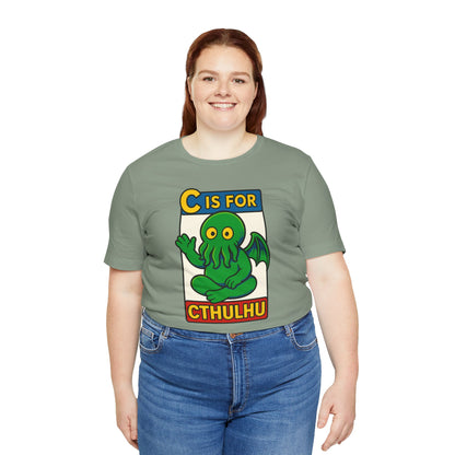 C is for Cthulhu Graphic Tee – Funny Cthulhu Shirt