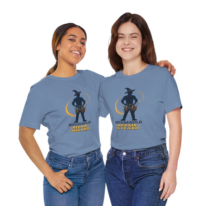 Household Repair Wizard T-Shirt – Funny Handy Dad Tee